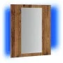 Armario de baño con espejo LED madera envejecida 40x12x45 cm de , Tocadores de baño - Ref: Foro24-856279, Precio: 38,64 €, De...