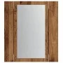 Armario de baño con espejo LED madera envejecida 40x12x45 cm de , Tocadores de baño - Ref: Foro24-856279, Precio: 38,64 €, De...