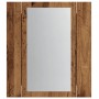 Armario de baño con espejo LED madera envejecida 40x12x45 cm de , Tocadores de baño - Ref: Foro24-856279, Precio: 39,55 €, De...
