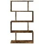 Librería divisora 4 niveles madera roble ahumado 70x24x129 cm de , Librerías y estanterías - Ref: Foro24-858106, Precio: 57,7...