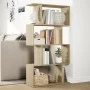 Librería divisora 4 niveles madera roble Sonoma 70x24x129 cm de , Librerías y estanterías - Ref: Foro24-858104, Precio: 55,72...