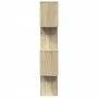 Librería divisora 4 niveles madera roble Sonoma 70x24x129 cm de , Librerías y estanterías - Ref: Foro24-858104, Precio: 55,72...