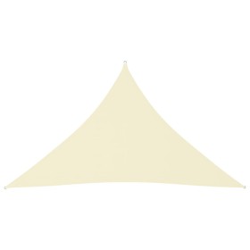 Toldo de vela triangular tela Oxford color crema 4x4x5,8 m de vidaXL, Sombrillas - Ref: Foro24-135232, Precio: 30,29 €, Descu...