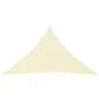 Toldo de vela triangular tela Oxford color crema 4x4x5,8 m de vidaXL, Sombrillas - Ref: Foro24-135232, Precio: 36,48 €, Descu...