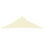 Toldo de vela triangular tela Oxford color crema 4x4x5,8 m de vidaXL, Sombrillas - Ref: Foro24-135232, Precio: 36,48 €, Descu...