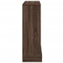 Borde de chimenea madera ingeniería marrón roble 100x30x87,5 cm de , Accesorios para hornos de leña y chimeneas - Ref: Foro24...