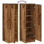 Mueble zapatero madera de ingeniería envejecida 29,5x35x100,5cm de , Armarios y almacenamiento - Ref: Foro24-856991, Precio: ...