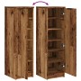 Mueble zapatero madera de ingeniería envejecida 29,5x35x100,5cm de , Armarios y almacenamiento - Ref: Foro24-856991, Precio: ...