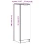 Mueble zapatero madera de ingeniería envejecida 29,5x35x100,5cm de , Armarios y almacenamiento - Ref: Foro24-856991, Precio: ...