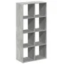 Librería divisora madera gris hormigón 69,5x29x137,5 cm de , Librerías y estanterías - Ref: Foro24-858024, Precio: 69,13 €, D...