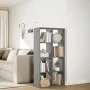 Librería divisora madera gris hormigón 69,5x29x137,5 cm de , Librerías y estanterías - Ref: Foro24-858024, Precio: 69,13 €, D...