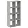 Librería divisora madera gris hormigón 69,5x29x137,5 cm de , Librerías y estanterías - Ref: Foro24-858024, Precio: 69,13 €, D...