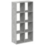 Librería divisora madera gris hormigón 69,5x29x137,5 cm de , Librerías y estanterías - Ref: Foro24-858024, Precio: 72,59 €, D...
