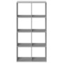 Librería divisor madera ingeniería gris Sonoma 69,5x29x137,5 cm de , Librerías y estanterías - Ref: Foro24-858026, Precio: 67...