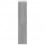 Librería divisor madera ingeniería gris Sonoma 69,5x29x137,5 cm de , Librerías y estanterías - Ref: Foro24-858026, Precio: 66...