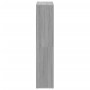 Librería divisor madera ingeniería gris Sonoma 69,5x29x137,5 cm de , Librerías y estanterías - Ref: Foro24-858026, Precio: 67...