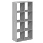 Librería divisor madera ingeniería gris Sonoma 69,5x29x137,5 cm de , Librerías y estanterías - Ref: Foro24-858026, Precio: 66...