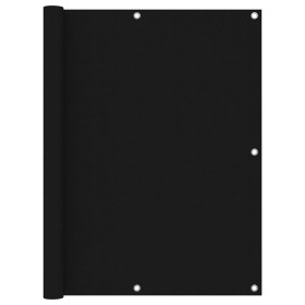 Toldo para balcón de tela oxford negro 120x600 cm de vidaXL, Sombrillas - Ref: Foro24-135067, Precio: 33,34 €, Descuento: %