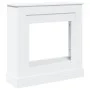 Borde de chimenea madera de ingeniería blanco 90x30x90 cm de , Accesorios para hornos de leña y chimeneas - Ref: Foro24-85458...
