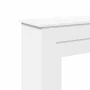 Borde de chimenea madera de ingeniería blanco 90x30x90 cm de , Accesorios para hornos de leña y chimeneas - Ref: Foro24-85458...