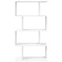 Librería divisor 4 niveles madera ingeniería blanco 70x24x129cm de , Librerías y estanterías - Ref: Foro24-858102, Precio: 54...