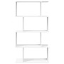 Librería divisor 4 niveles madera ingeniería blanco 70x24x129cm de , Librerías y estanterías - Ref: Foro24-858102, Precio: 56...