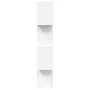 Librería divisor 4 niveles madera ingeniería blanco 70x24x129cm de , Librerías y estanterías - Ref: Foro24-858102, Precio: 54...