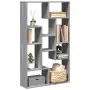 Estantería de madera de ingeniería gris Sonoma 72x20x120 cm de , Librerías y estanterías - Ref: Foro24-858161, Precio: 77,55 ...