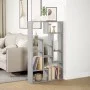 Estantería de madera de ingeniería gris Sonoma 72x20x120 cm de , Librerías y estanterías - Ref: Foro24-858161, Precio: 77,55 ...