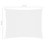 Toldo de vela rectangular tela Oxford blanco 2,5x4,5 m de vidaXL, Sombrillas - Ref: Foro24-135263, Precio: 38,18 €, Descuento: %