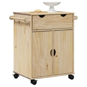 Carrito de cocina OTTO madera maciza de pino 71x45x80 cm de , Carros de cocina y comedor - Ref: Foro24-4013464, Precio: 124,8...
