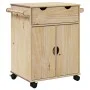 Carrito de cocina OTTO madera maciza de pino 71x45x80 cm de , Carros de cocina y comedor - Ref: Foro24-4013464, Precio: 124,8...