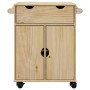 Carrito de cocina OTTO madera maciza de pino 71x45x80 cm de , Carros de cocina y comedor - Ref: Foro24-4013464, Precio: 147,0...