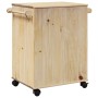 Carrito de cocina OTTO madera maciza de pino 71x45x80 cm de , Carros de cocina y comedor - Ref: Foro24-4013464, Precio: 147,0...