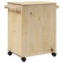 Carrito de cocina OTTO madera maciza de pino 71x45x80 cm de , Carros de cocina y comedor - Ref: Foro24-4013464, Precio: 124,8...