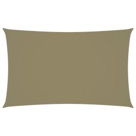 Toldo de vela rectangular tela Oxford beige 3x6 m de vidaXL, Sombrillas - Ref: Foro24-135158, Precio: 54,50 €, Descuento: %