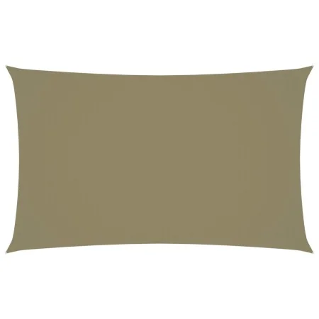 Toldo de vela rectangular tela Oxford beige 3x6 m de vidaXL, Sombrillas - Ref: Foro24-135158, Precio: 53,42 €, Descuento: %