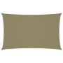Toldo de vela rectangular tela Oxford beige 3x6 m de vidaXL, Sombrillas - Ref: Foro24-135158, Precio: 54,50 €, Descuento: %