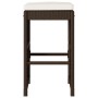 Taburetes de bar de jardín con cojines 4 uds ratán PE marrón de , Sillas de jardín - Ref: Foro24-368688, Precio: 228,80 €, De...