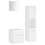 Juego de muebles de baño madera de ingeniería blanco de , Muebles de baño - Ref: Foro24-3070946, Precio: 97,67 €, Descuento: %