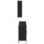 Set de muebles de baño 3 piezas madera contrachapada negro de , Muebles de baño - Ref: Foro24-3214730, Precio: 171,48 €, Desc...