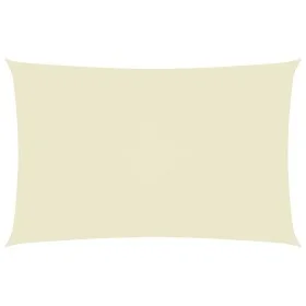 Toldo de vela rectangular tela Oxford color crema 5x8 m de vidaXL, Sombrillas - Ref: Foro24-135221, Precio: 116,61 €, Descuen...