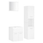Juego de muebles de baño madera de ingeniería blanco de , Muebles de baño - Ref: Foro24-3071126, Precio: 176,60 €, Descuento: %