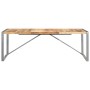 Mesa de comedor madera maciza de mango rugosa 220x100x75 cm de , Mesas de cocina y de comedor - Ref: Foro24-321566, Precio: 3...