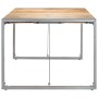 Mesa de comedor madera maciza de mango rugosa 220x100x75 cm de , Mesas de cocina y de comedor - Ref: Foro24-321566, Precio: 3...