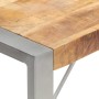 Mesa de comedor madera maciza de mango rugosa 220x100x75 cm de , Mesas de cocina y de comedor - Ref: Foro24-321566, Precio: 3...