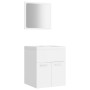 Conjunto de muebles de baño madera de ingeniería blanco de , Muebles de baño - Ref: Foro24-3070856, Precio: 122,89 €, Descuen...