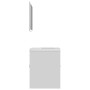 Conjunto de muebles de baño madera de ingeniería blanco de , Muebles de baño - Ref: Foro24-3070856, Precio: 122,89 €, Descuen...