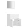 Conjunto de muebles de baño madera de ingeniería blanco de , Muebles de baño - Ref: Foro24-3070856, Precio: 122,89 €, Descuen...