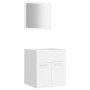 Conjunto de muebles de baño 2 pzas madera contrachapada blanco de , Muebles de baño - Ref: Foro24-804773, Precio: 45,19 €, De...